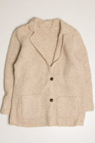 Vintage Beige Fisherman Cardigan