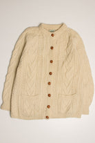 Vintage  Blarney Woollen Mills Irish Fisherman Cardigan 910
