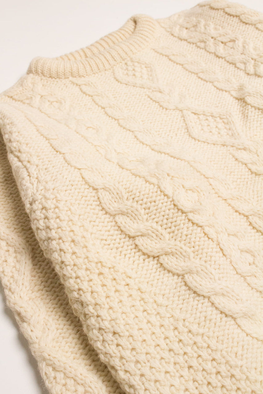 L.L. Bean Irish Fisherman Sweater