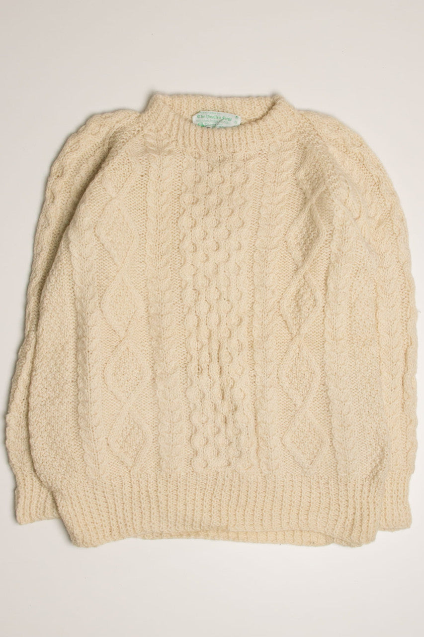 Vintage Woollen Forge Irish Fisherman Sweater 918