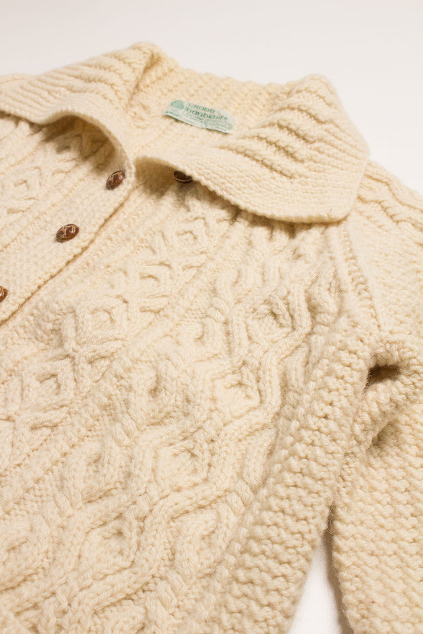 Crana Handknits Irish Fisherman Cardigan 931