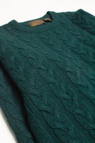 Emerald Eddie Bauer Fisherman Sweater 934