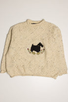 Vintage Scottie Dog Fisherman Sweater 936
