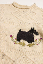 Vintage Scottie Dog Fisherman Sweater 936