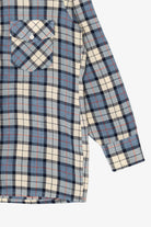 Vintage Blue Flannel Button Up Shirt (1990s)