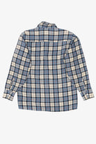 Vintage Blue Flannel Button Up Shirt (1990s)