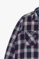 Vintage Navy Blue Fieldmaster Flannel Button Up Shirt (1990s)
