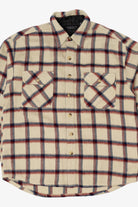 Vintage Beige Cactus Black Label Flannel Button Up Shirt (1990s)
