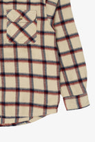 Vintage Beige Cactus Black Label Flannel Button Up Shirt (1990s)