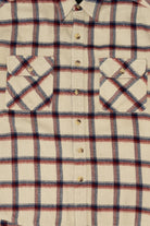 Vintage Beige Cactus Black Label Flannel Button Up Shirt (1990s)