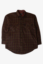 Vintage Brown Van Heusen Flannel Shirt (1990s)