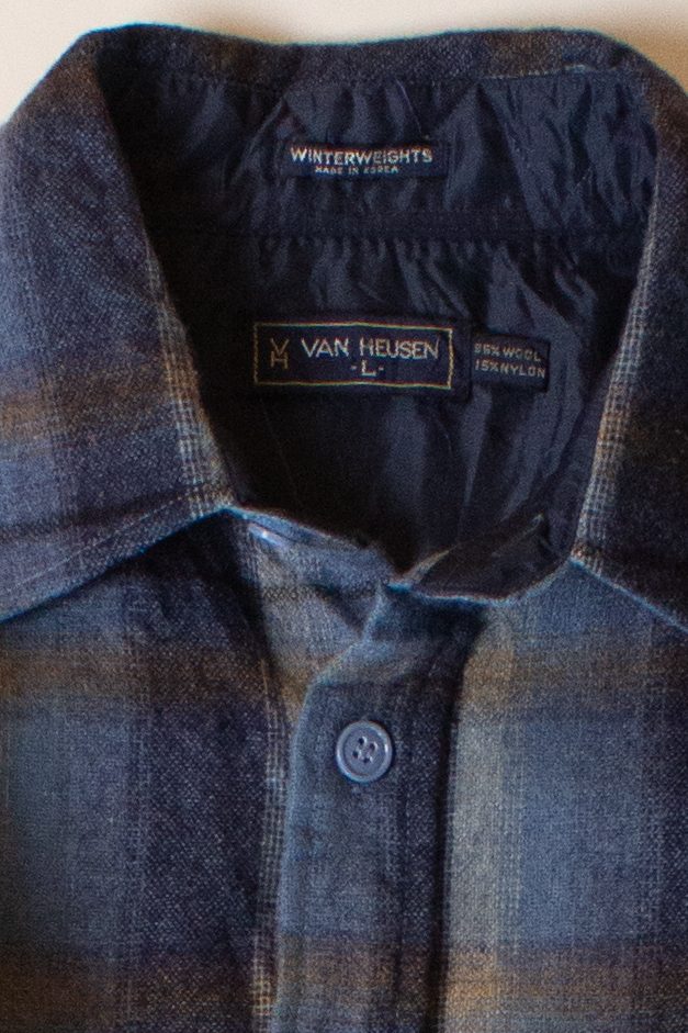 Vintage Van Heusen Winterweight Flannel Shirt (1980s)