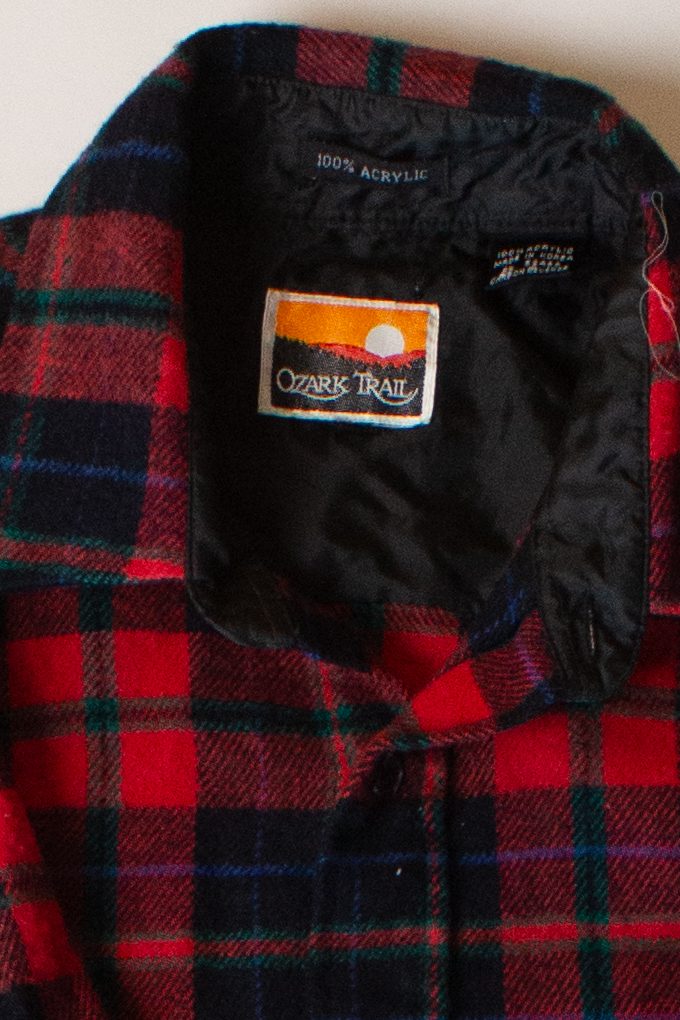 Vintage Red Ozark Trail Flannel Shirt (1990s)