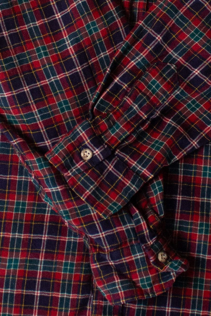 Vintage Red Viyella Flannel Shirt (1980s)