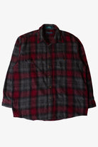 Vintage Red Claybrooke Outdoors Flannel Shirt (1990s)