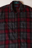 Vintage Red Claybrooke Outdoors Flannel Shirt (1990s)