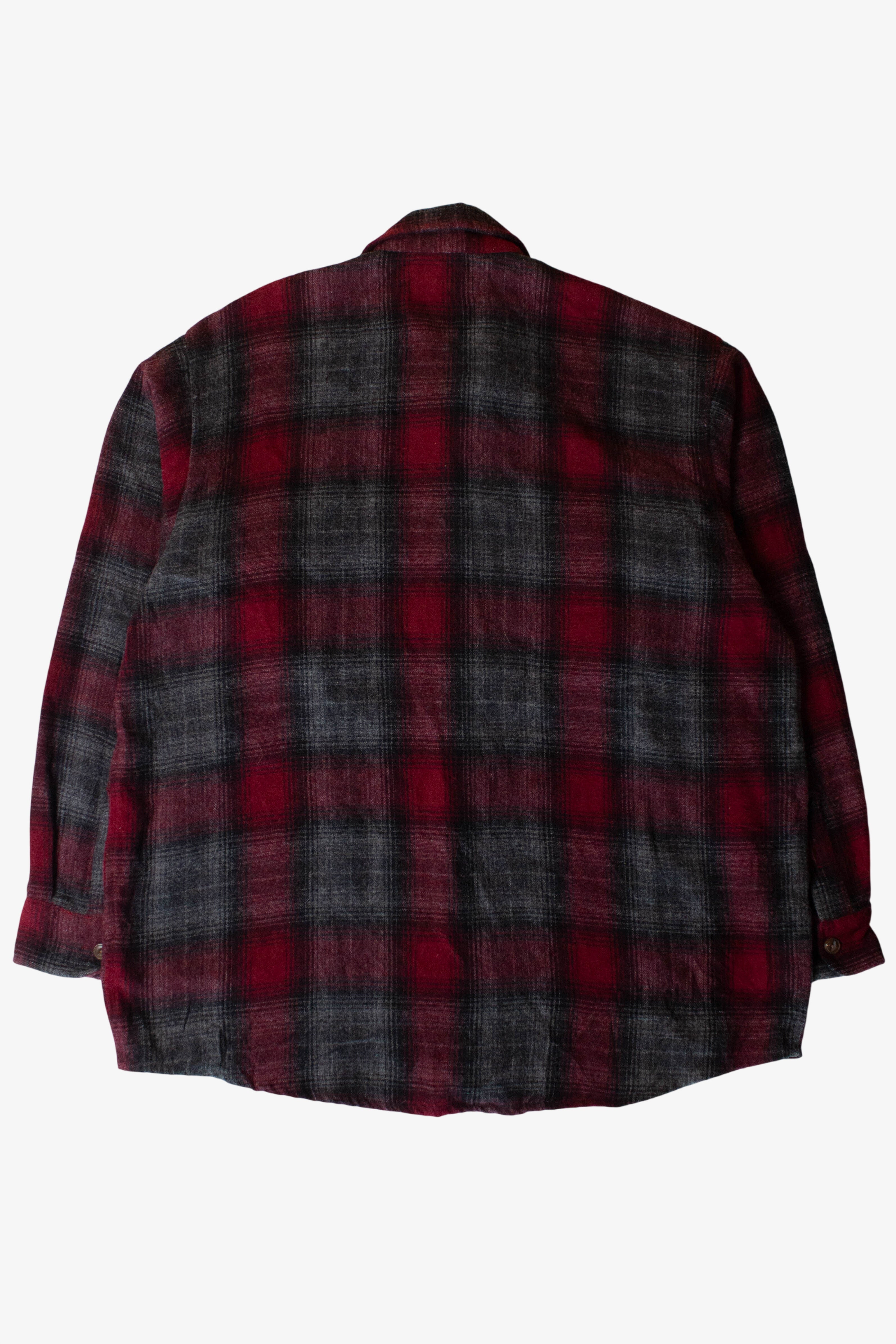 Vintage Red Claybrooke Outdoors Flannel Shirt (1990s)