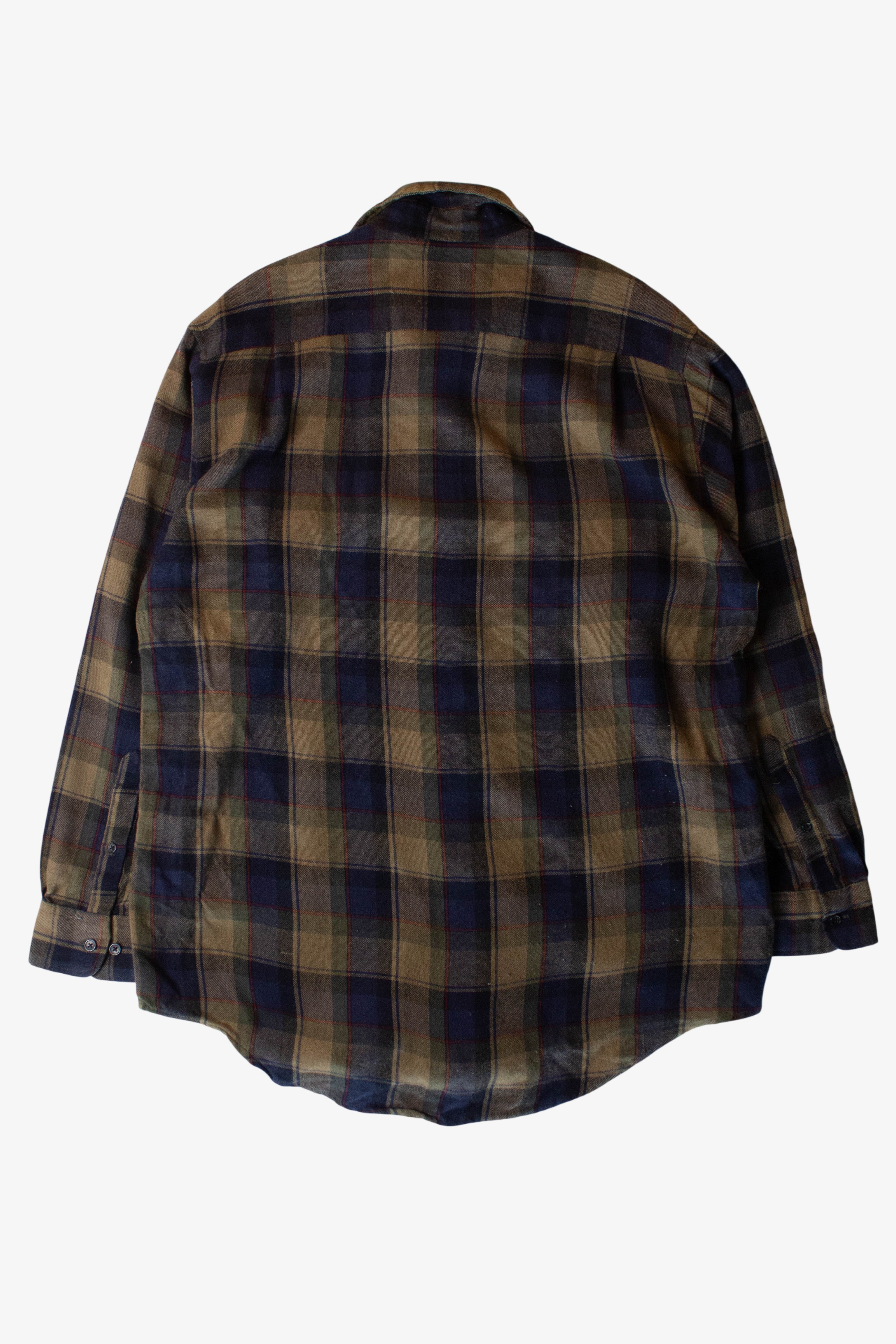 Vintage Tan Flannel Shirt (1990s)