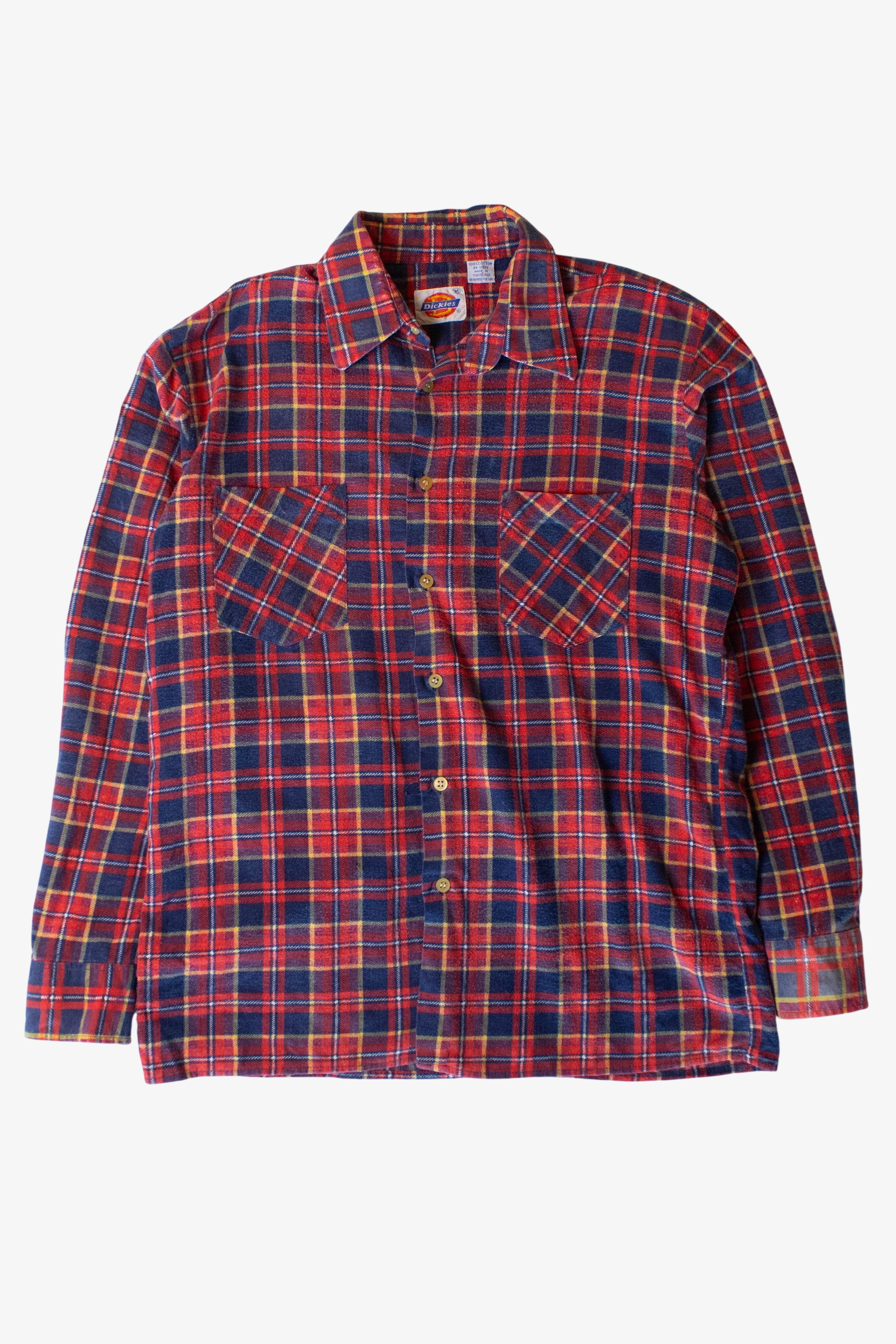 Vintage Red Dickies Flannel Shirt (1980s)