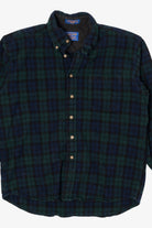 Vintage Dark Green Pendleton Authentic Black Watch Tartan Button Up Shirt (1980s)