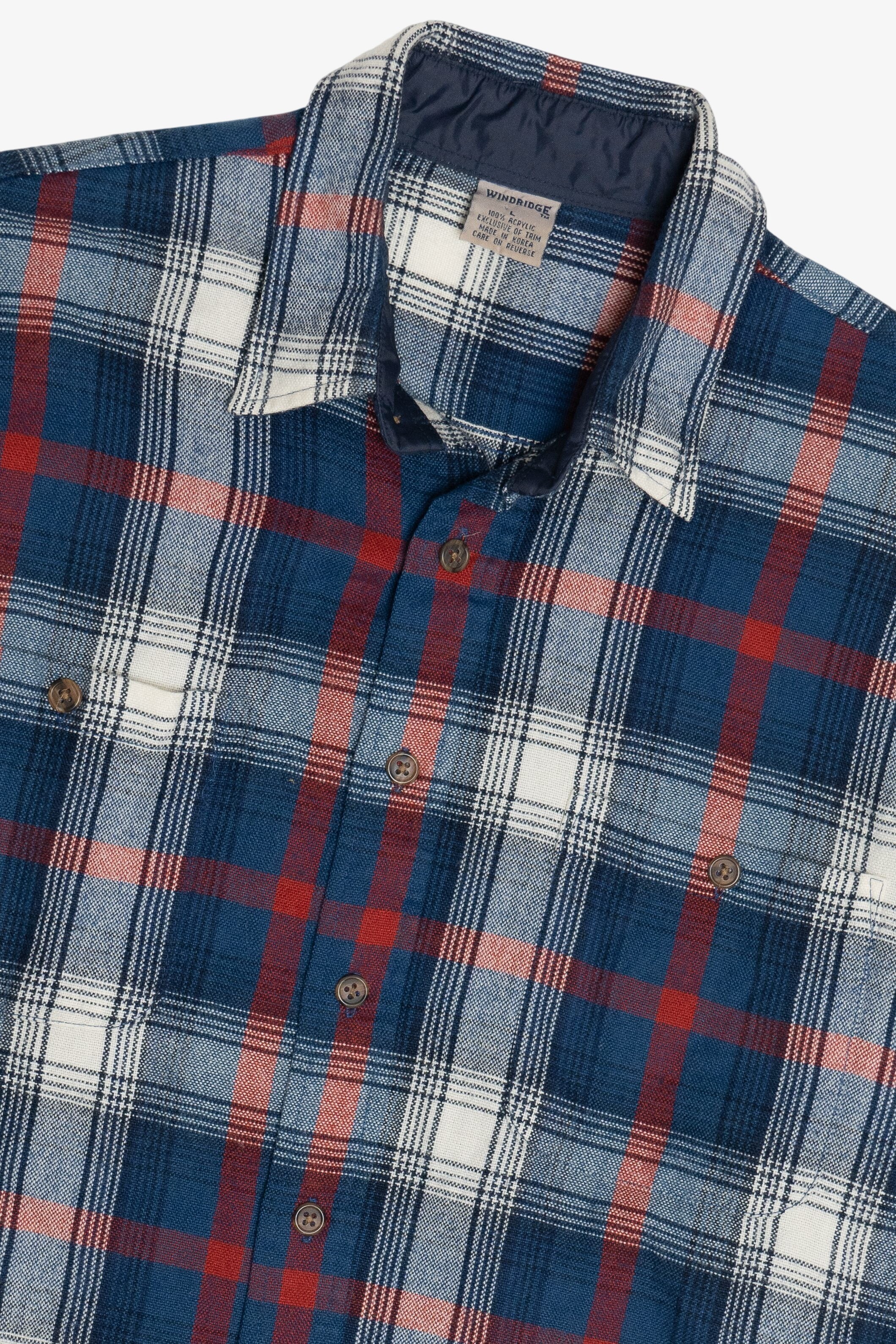 Vintage Windridge Double Pocket Flannel (1980s)