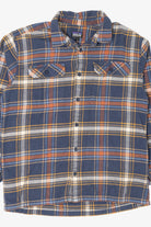 Blue Plaid Patagonia Button Up Flannel Shirt (2010s)
