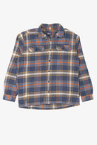 Blue Plaid Patagonia Button Up Flannel Shirt (2010s)