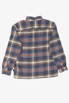 Blue Plaid Patagonia Button Up Flannel Shirt (2010s)