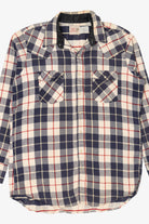 Vintage Saddle King Western Button Up Flannel Shirt (1990s)