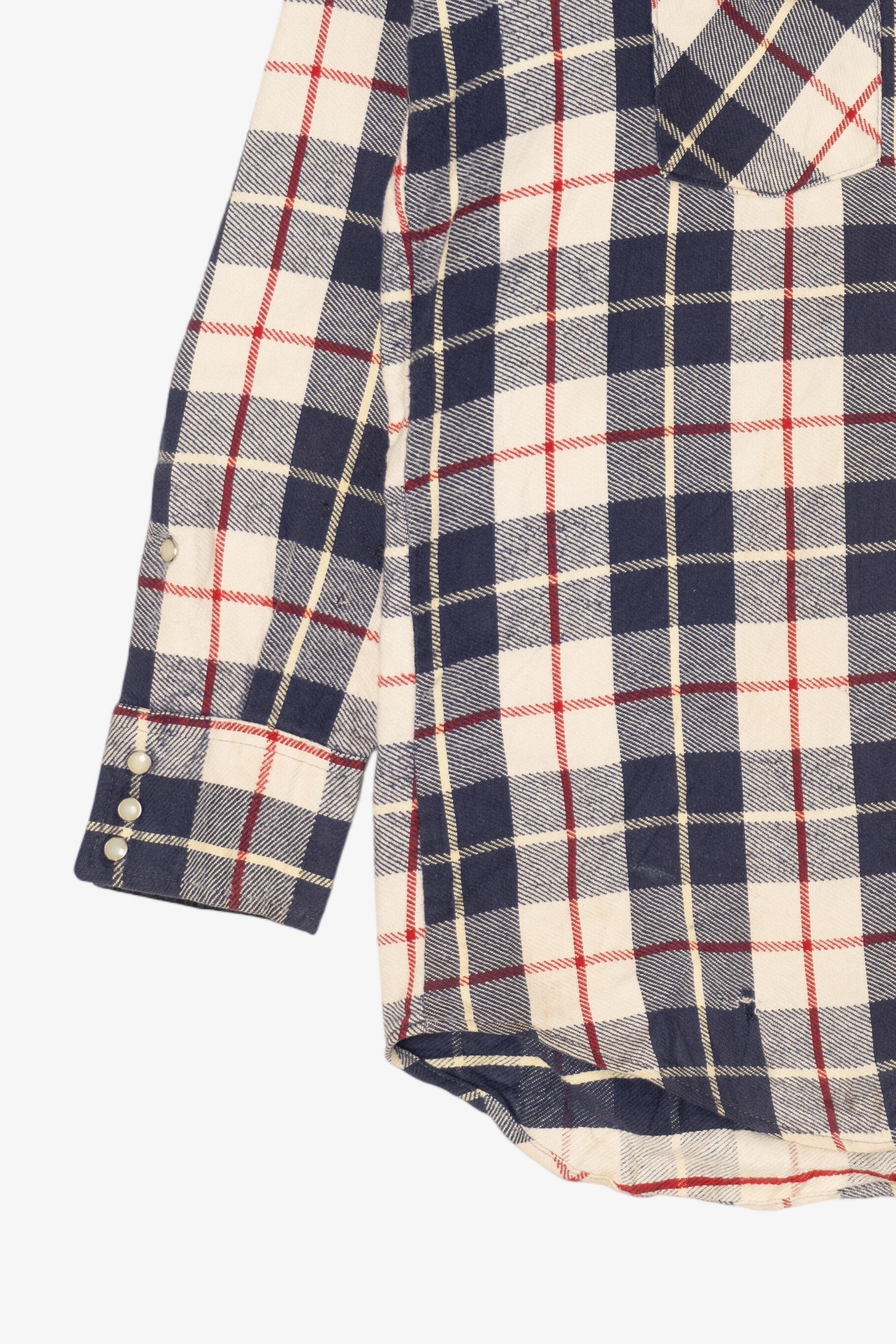 Vintage Saddle King Western Button Up Flannel Shirt (1990s)