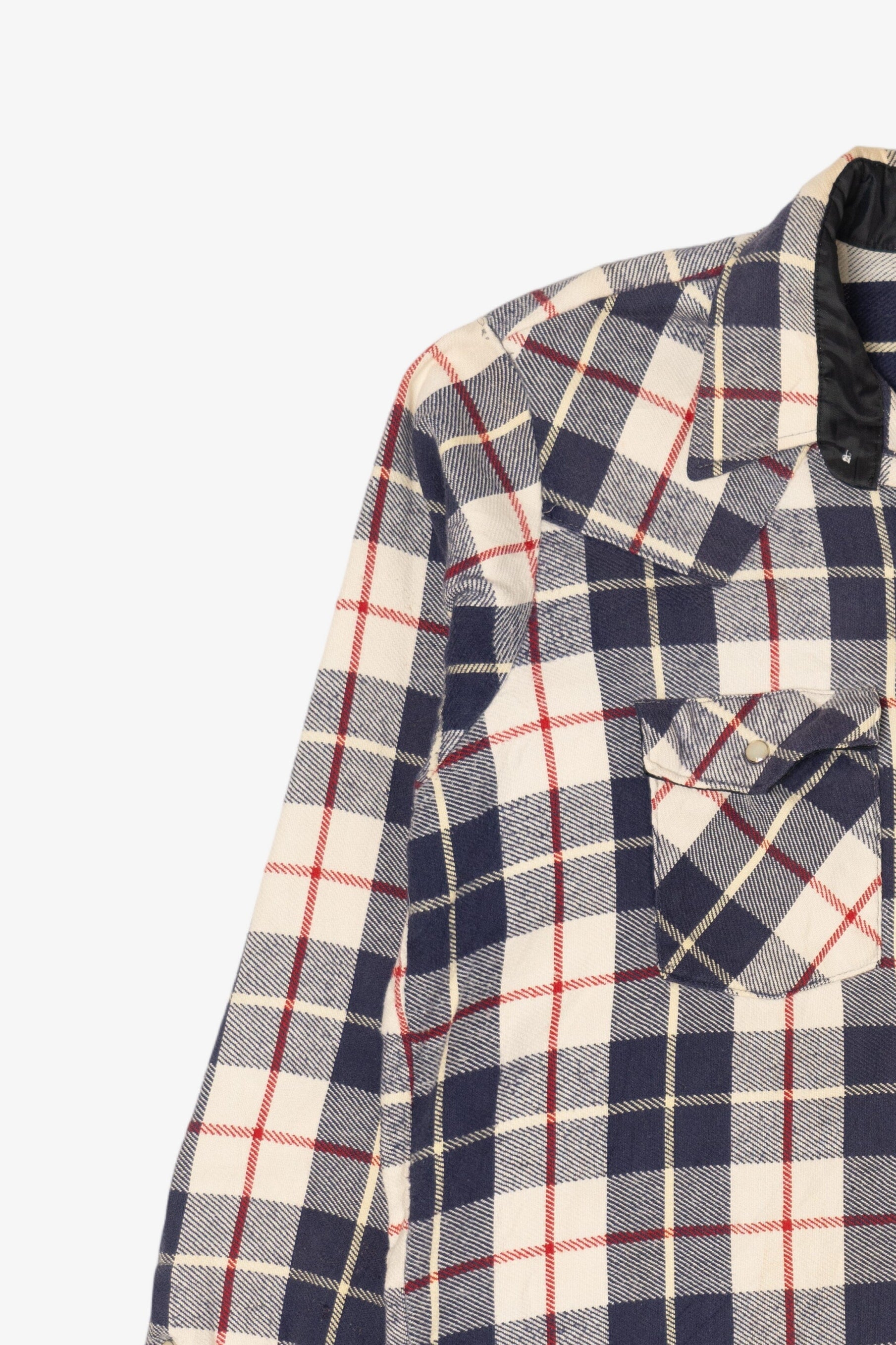 Vintage Saddle King Western Button Up Flannel Shirt (1990s)
