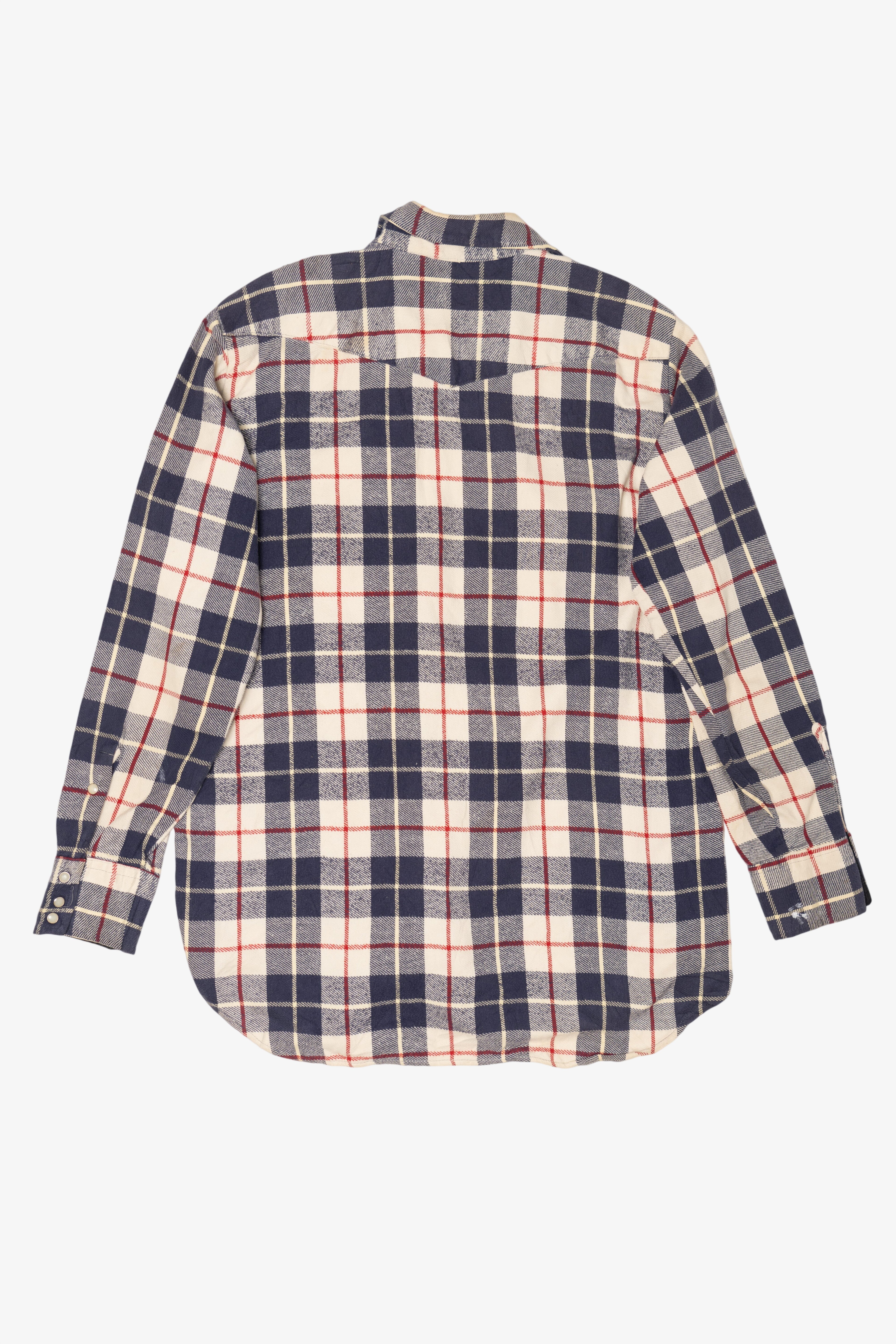 Vintage Saddle King Western Button Up Flannel Shirt (1990s)