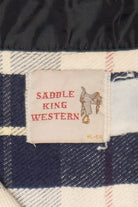 Vintage Saddle King Western Button Up Flannel Shirt (1990s)