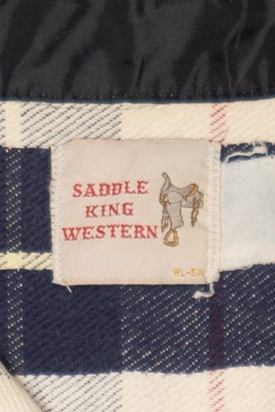 Vintage Saddle King Western Button Up Flannel Shirt (1990s)