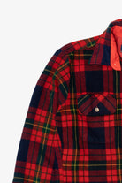 Vintage Red Marshall Field & Company Button Up Flannel Shirt (1970s)