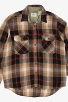 Vintage Brown Plaid Fieldmaster Flannel Button Up Shirt (1980s)