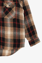 Vintage Brown Plaid Fieldmaster Flannel Button Up Shirt (1980s)
