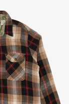 Vintage Brown Plaid Fieldmaster Flannel Button Up Shirt (1980s)