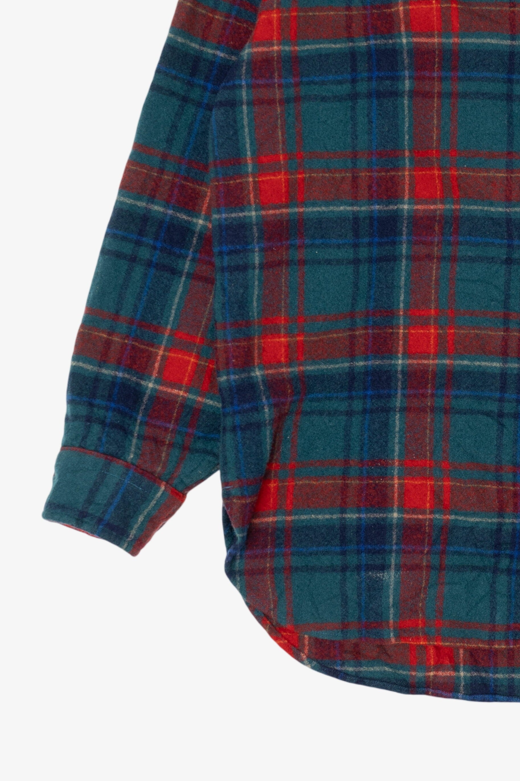 Vintage Plaid Lobo Flannel Button Up Shirt (1970s)