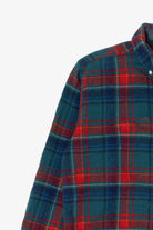 Vintage Plaid Lobo Flannel Button Up Shirt (1970s)