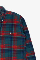 Vintage Plaid Lobo Flannel Button Up Shirt (1970s)