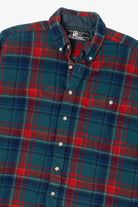 Vintage Plaid Lobo Flannel Button Up Shirt (1970s)