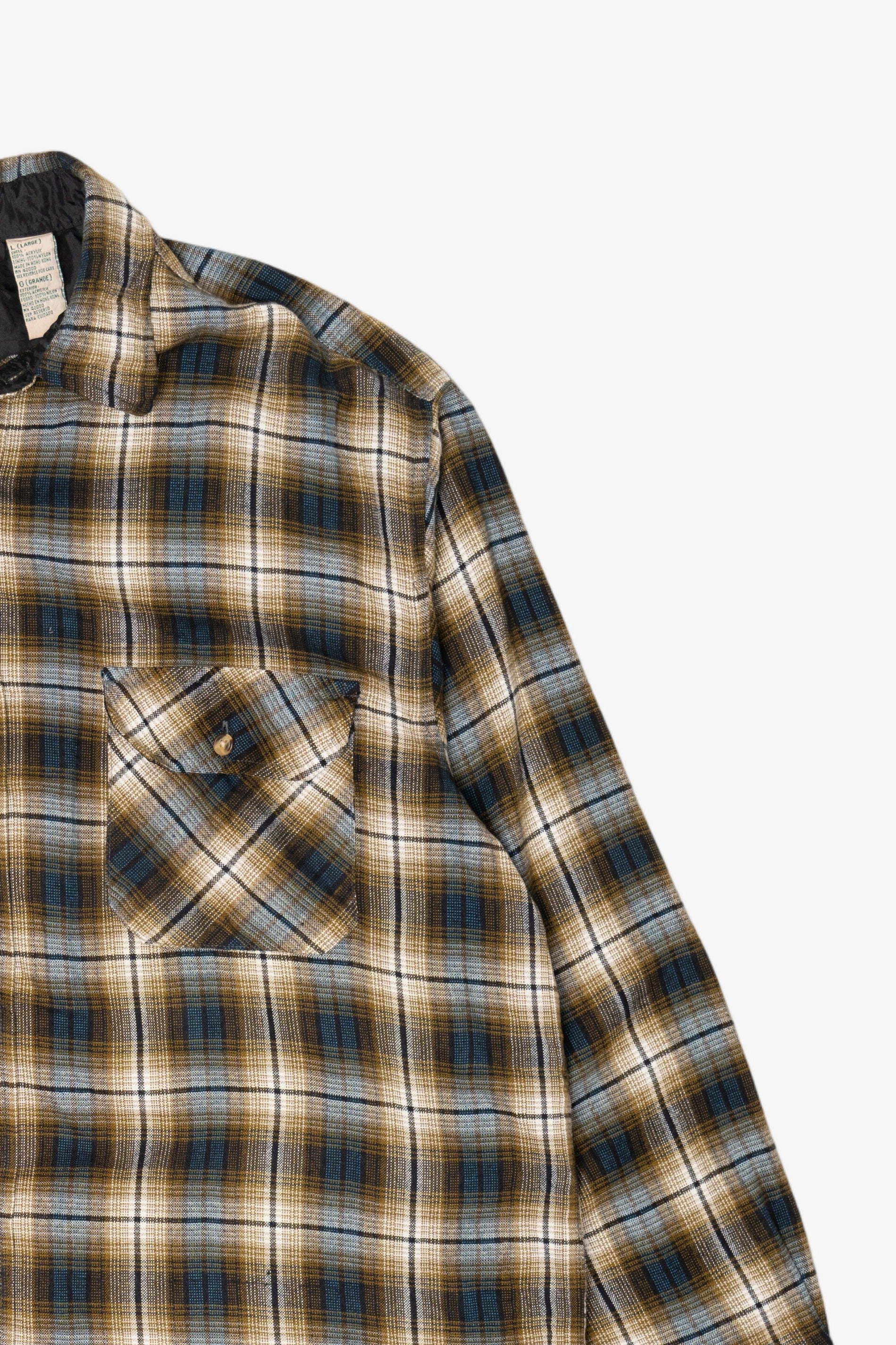 Vintage Plaid Northwest Territory Flannel Button Up Shirt (1990s)