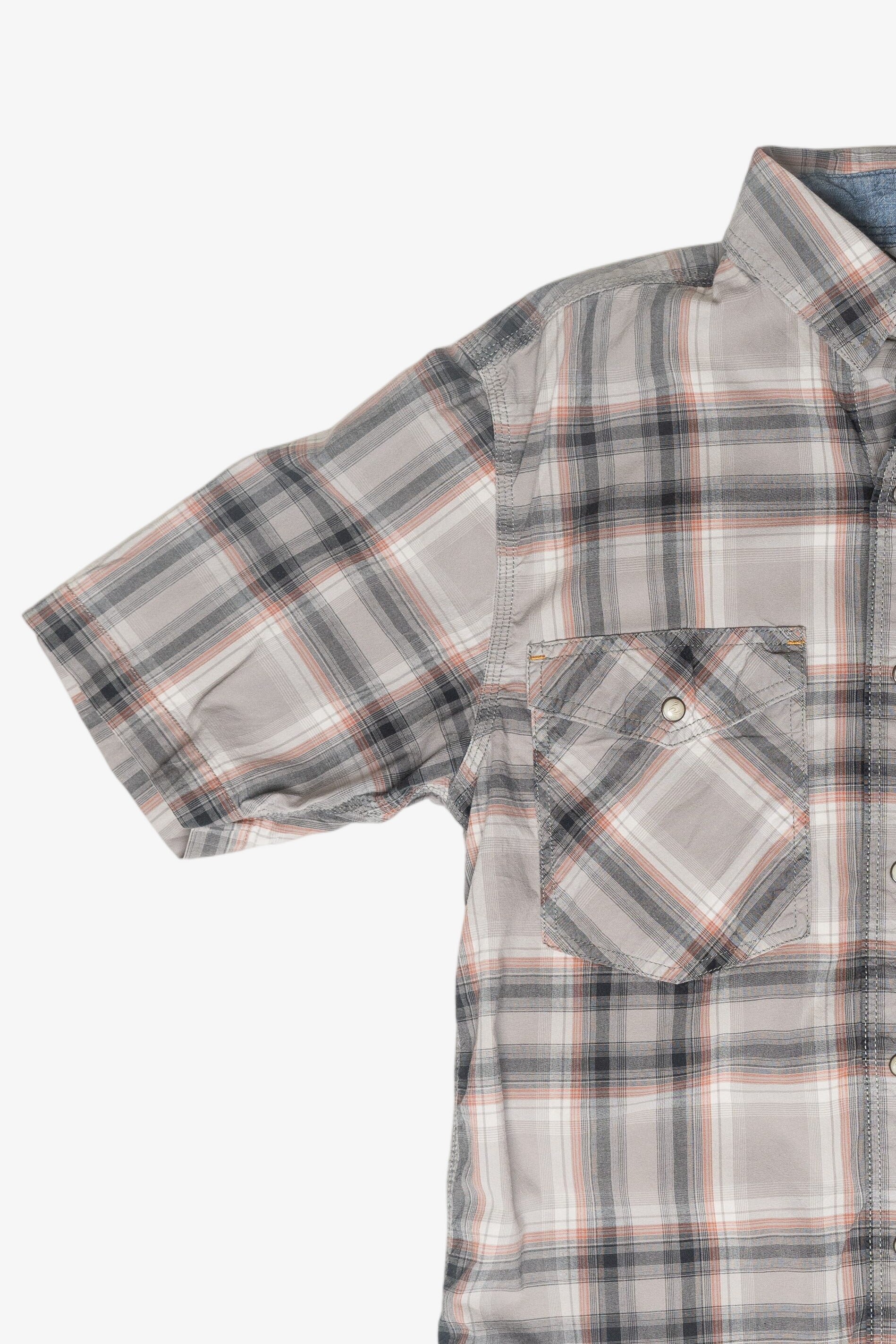 Vintage Carhartt Button Up Flannel Short Sleeve (1990s)