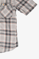 Vintage Carhartt Button Up Flannel Short Sleeve (1990s)