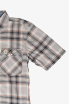 Vintage Carhartt Button Up Flannel Short Sleeve (1990s)