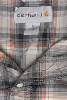 Vintage Carhartt Button Up Flannel Short Sleeve (1990s)