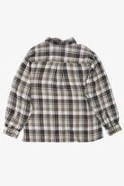 Vintage Gray Plaid John Blair Flannel Shirt (1990s)