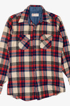 Vintage Red Plaid McGregor Button Up Shirt (1980s)