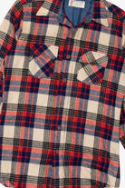 Vintage Red Plaid McGregor Button Up Shirt (1980s)